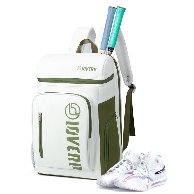 LOVERPUSS LOVERPUSS Waterproof Fabric Backpack Unisex White Green