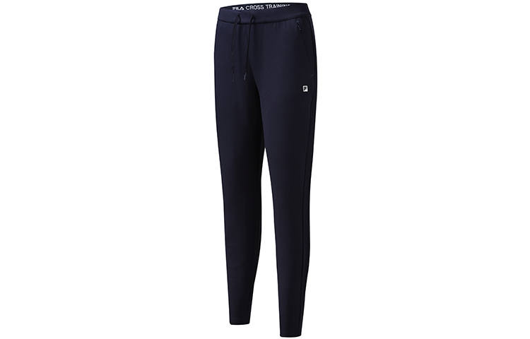 FILA Athletics Knitted Sweatpants Women's Royal Blue Moderate Straight Fit Pants