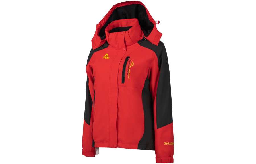 PEAK PEAK Windproof Windbreaker Jacket Women's Red