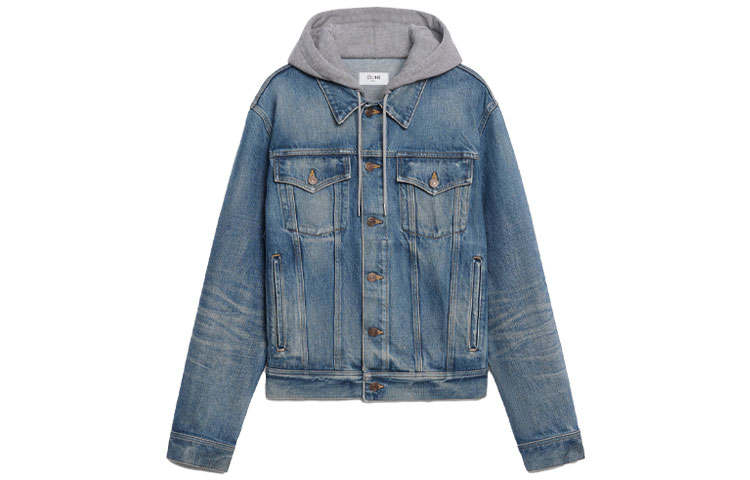 CELINE CELINE Denim Jacket Women's Washed Blue