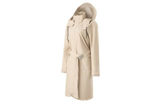 VAUDE Waterproof, Windproof, And Breathable Windbreaker Jacket Women's Light Khaki