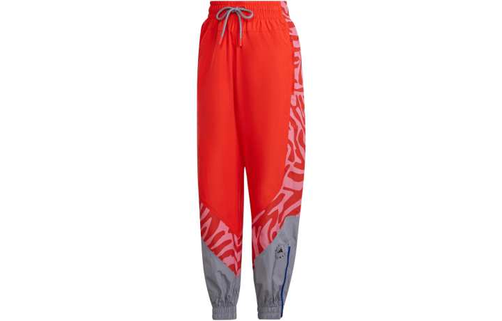 Adidas Adidas Knitted Sweatpants Women's Orange Red Moderate Cuffed Pants