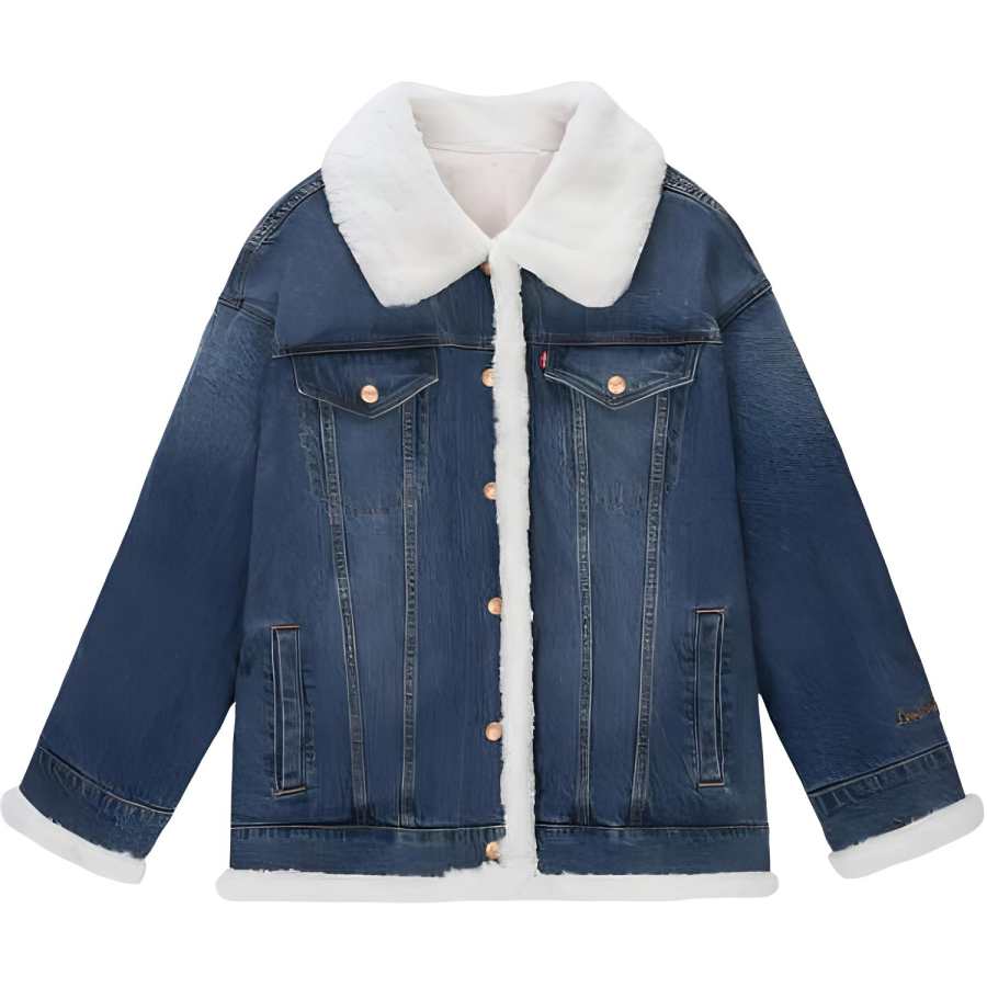 Levis Levis Denim Jacket Women's Medium Blue