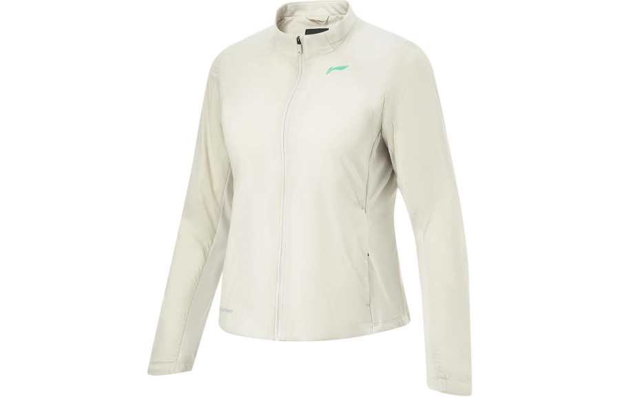 Li-Ning Li Ning Trench Coat Women's Silver Birch Gray