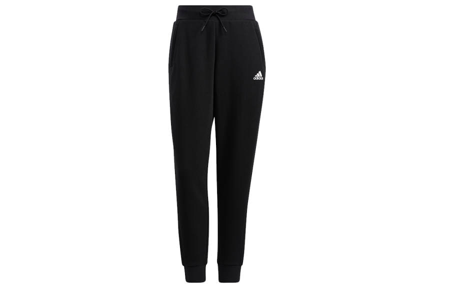 Adidas Adidas Knitted Sweatpants Women's Black Moderate Straight Fit Pants
