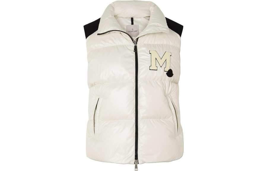 Moncler Logo Motif Patch Detail Padded Vest
