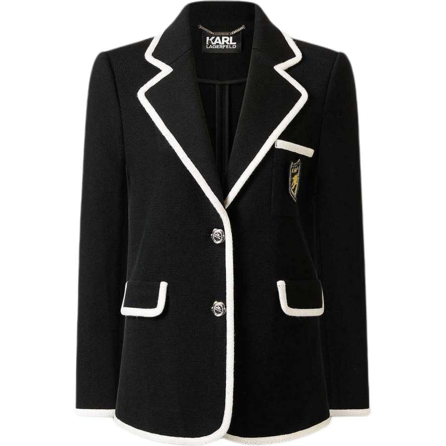KARL LAGERFELD / Karl Lagerfeld Jeans Business Suit Coat Women's Black