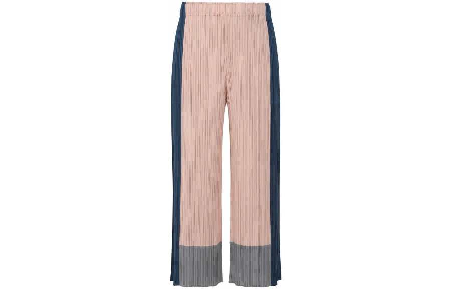 ISSEY MIYAKE FW22 Knitted Sweatpants Women's Pink