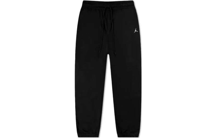 Jordan Jordan Knitted Sweatpants Women's Black Moderate Straight Fit Pants