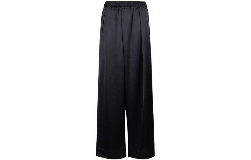 Y-3 Y 3 Casual Pants Women's Black Moderate Wide Leg Pants