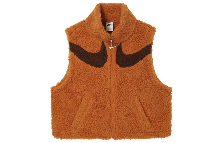 Nike Nike Vests Women's Earth Yellow Stand Collar Moderate Other