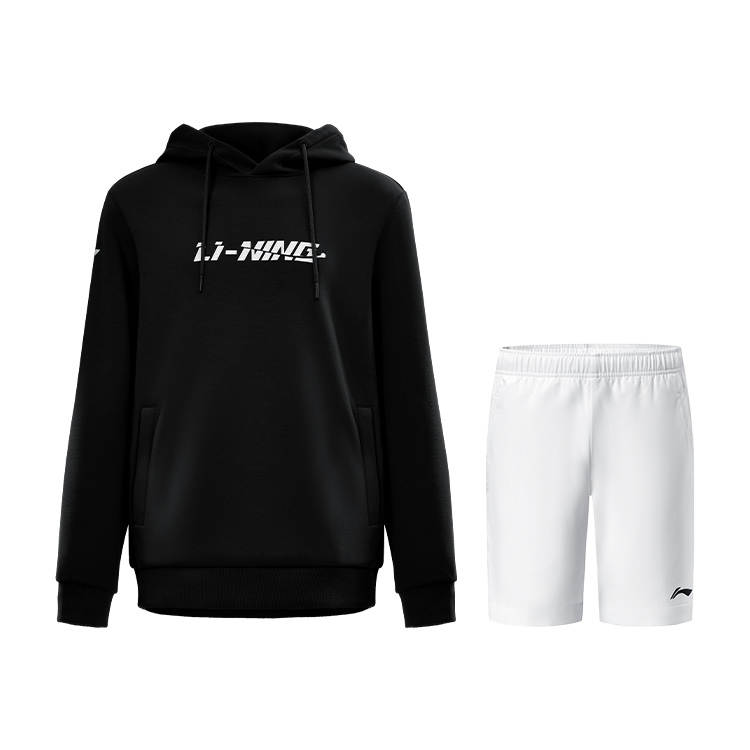 Li-Ning Li Ning Casual Sportswear Unisex Black White