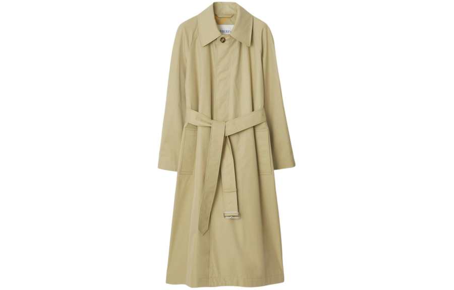 Burberry Short Bradford Car Coat Women's Khaki