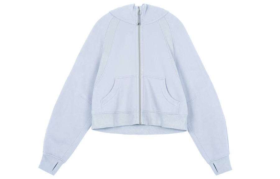 Lululemon Scuba Series Cropped Coats Women's Hooded Non Detachable Moderate
