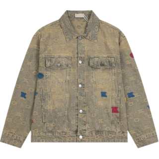 Beauty At 19 Denim Jacket Women's Yellow Mud