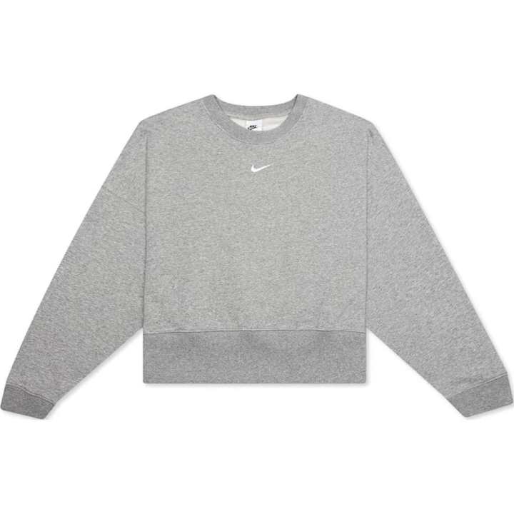 Nike Nike Women's Small Swoosh Logo Plain Sweatshirt Grey
