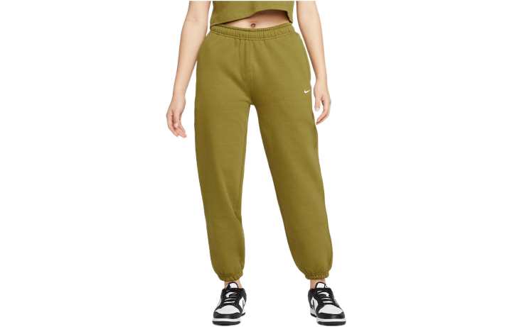 Nike Nike Lab Women's Solo Swoosh Fleece Sweatpants Asia Sizing Desert Moss