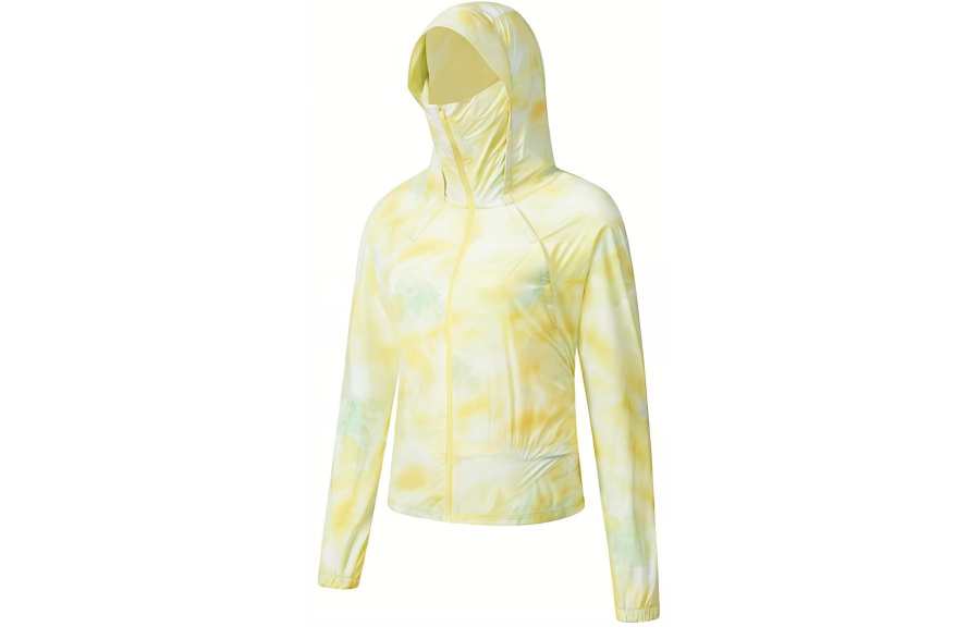 Saucony Sun Protection Clothing Women's Yellow Green Blended Combo