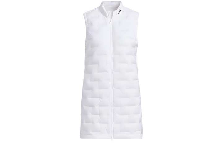 Adidas Adidas Down Vests Women's White Stand Collar Moderate Other