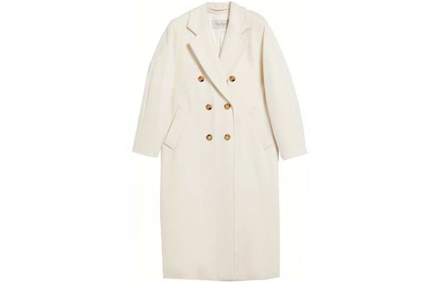 MaxMara MaxMara 101801 Series Coat Women's White