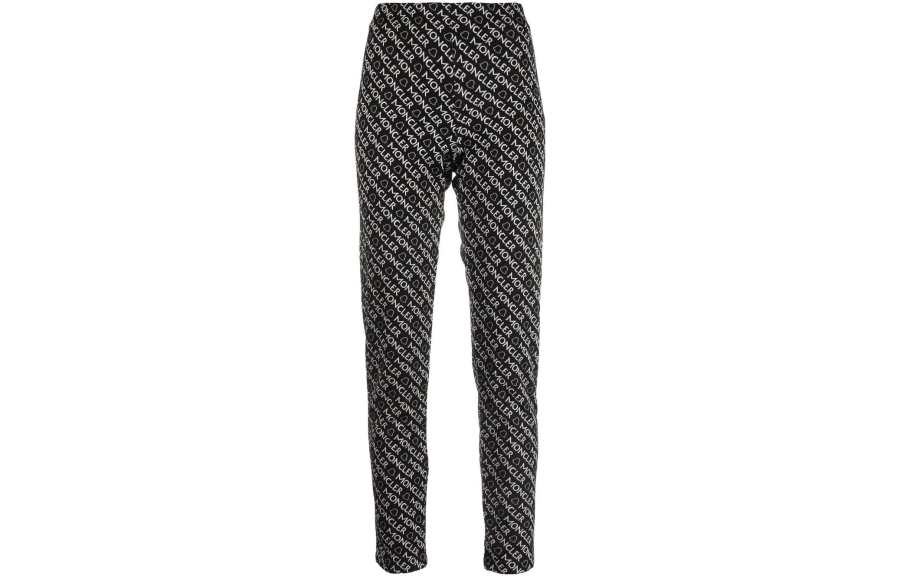 Moncler Moncler logo-print jersey trousers