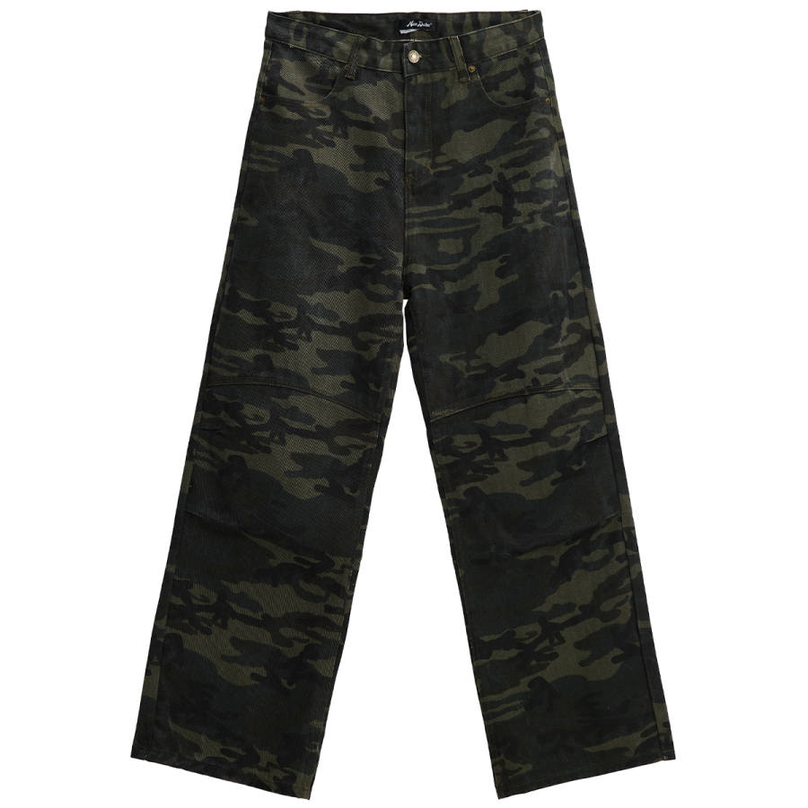 NANDCHN Casual Pants Unisex Camouflage