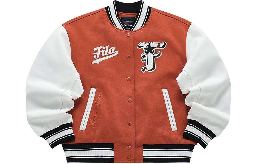 FILA FUSION Puffer Jacket Women's Table Tennis Orange