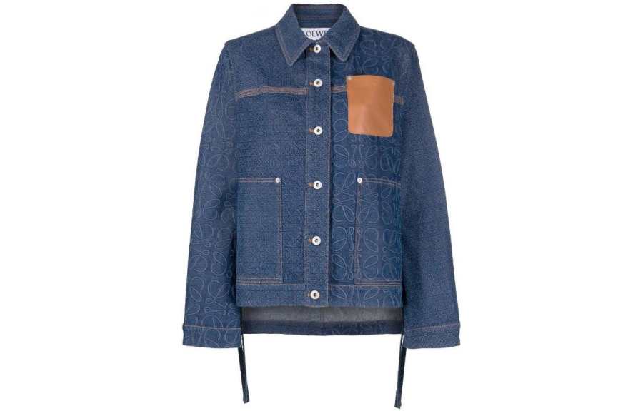 LOEWE LOEWE Anagram Workwear Denim Jacket 'Indigo'