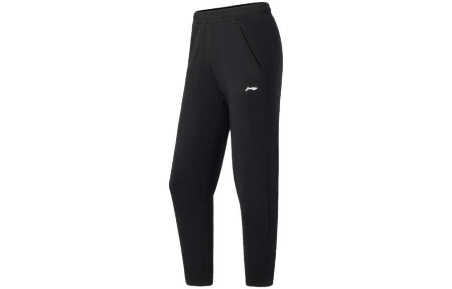 Li-Ning Li Ning Fitness Series Knitted Sweatpants Women's Black Moderate Slim Fit Pants