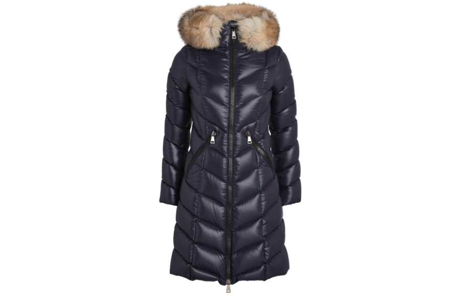 Moncler Parka Coat Women's Dark Blue
