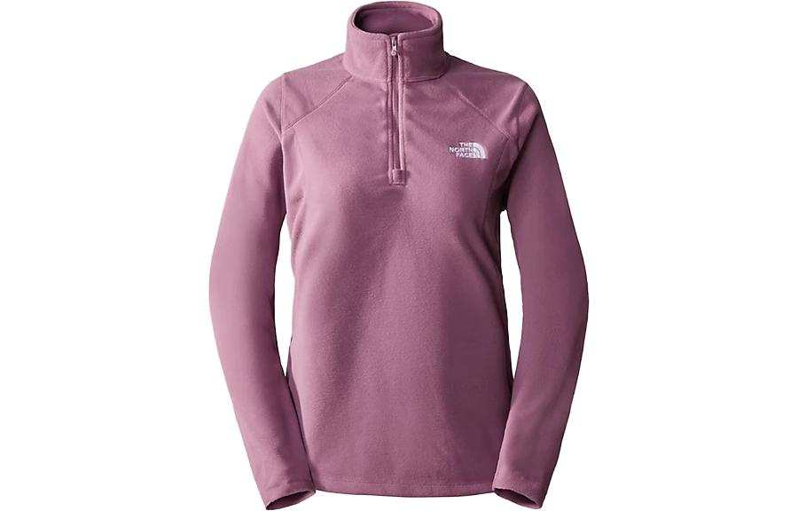THE NORTH FACE Velvet Jackets Women's Purple Stand Collar Moderate