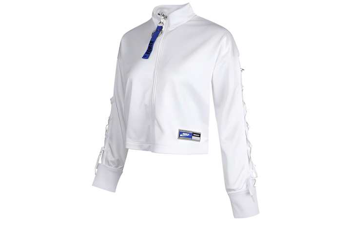 Nike Nike Cropped Coats Women's White Stand Collar Moderate