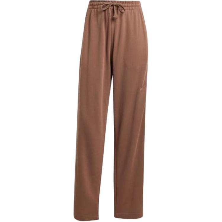 Adidas Adidas All Szn French Terry 3 Stripes Straight Leg Pants Casual Pants Women's Amber