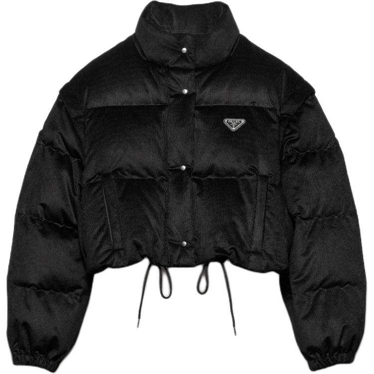 PRADA PRADA Convertible Cropped Puffer Jacket