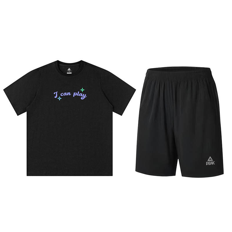 PEAK Sports Shorts And Short Sleeved Set Unisex