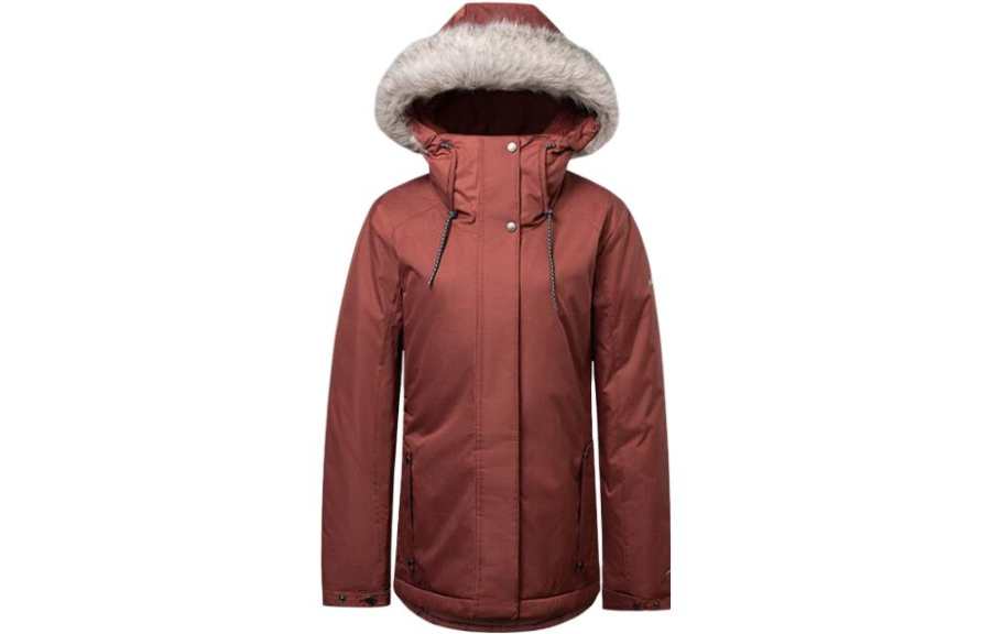 Columbia Puffer Jacket Women's Maroon