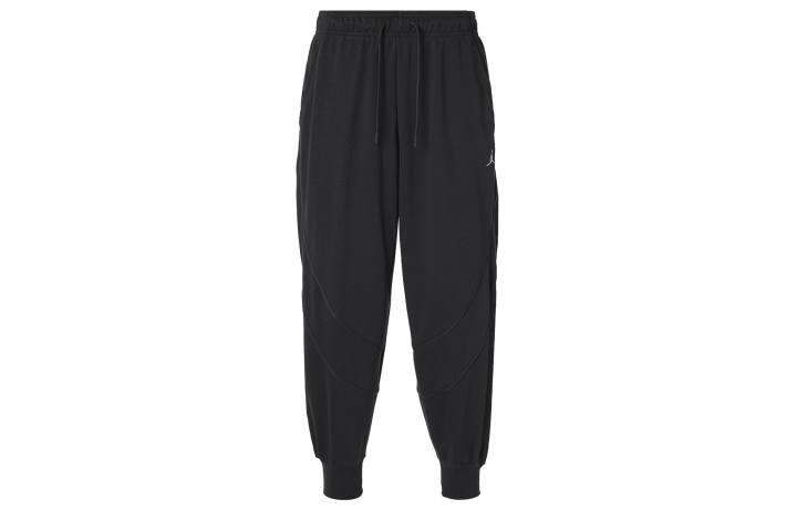 Jordan Jordan Knitted Sweatpants Women's Black Moderate Cuffed Pants