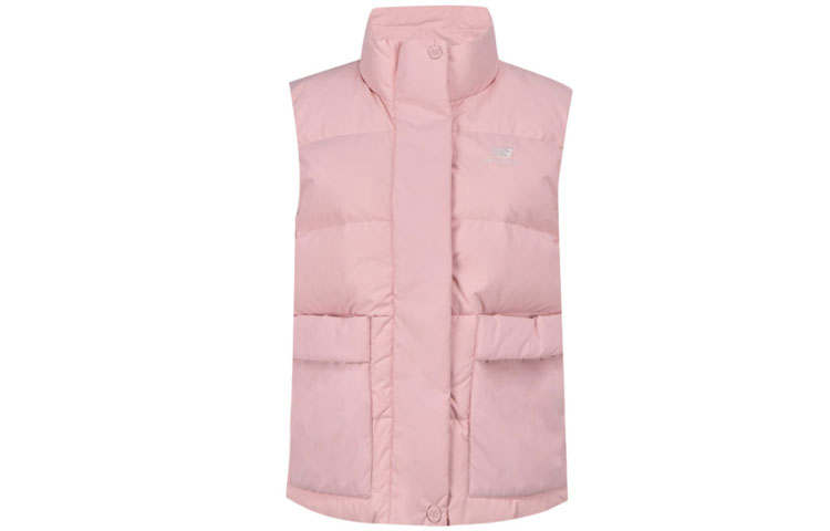 New Balance New Balance Down Vests Women's Pink Stand Collar Moderate Other