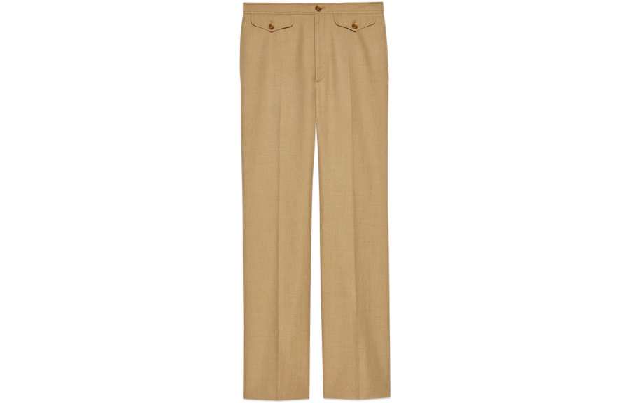 GUCCI SS22 Casual Pants Women's Light Brown