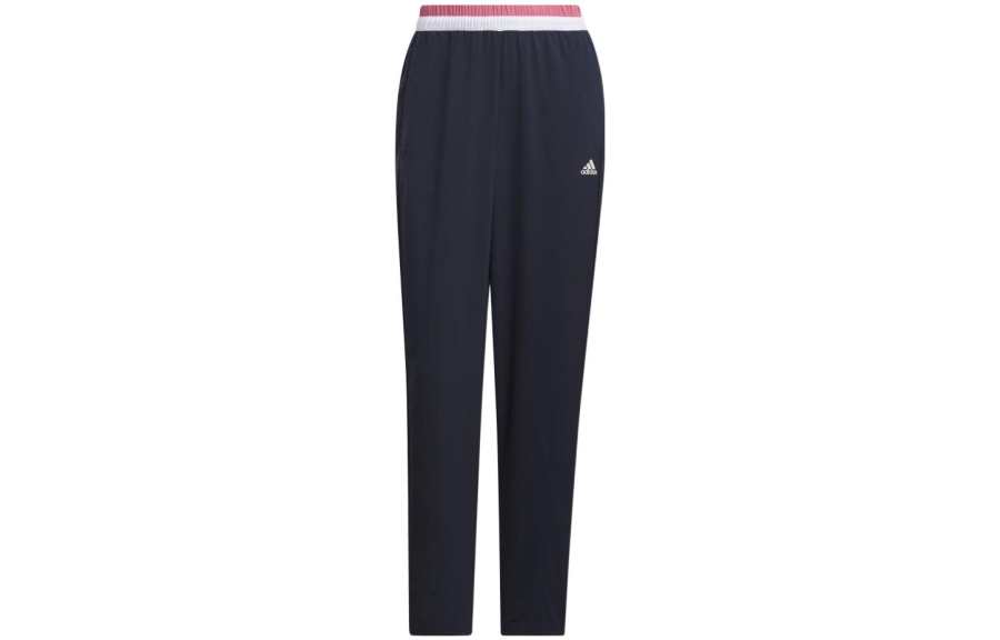 Adidas Adidas Casual Pants Women's Blue Moderate Straight Fit Pants
