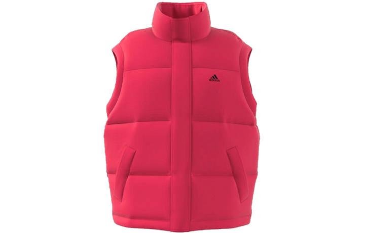 Adidas Adidas Down Vests Women's Red Stand Collar Thickened Urban Techwear