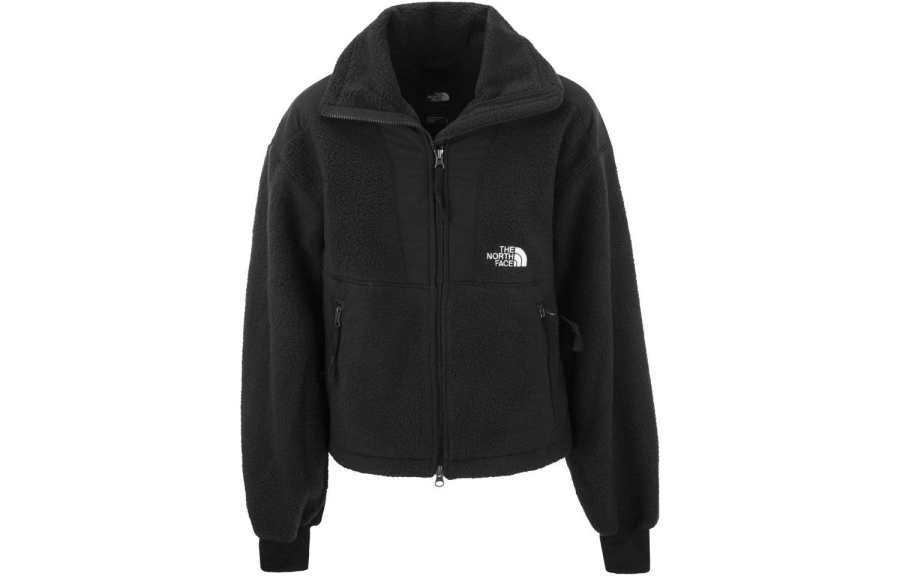 THE NORTH FACE Velvet Jackets Women's Black Lapel Moderate