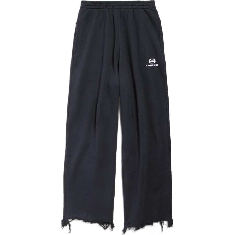 Balenciaga SS24 Casual Pants Loose Fit Women's Black