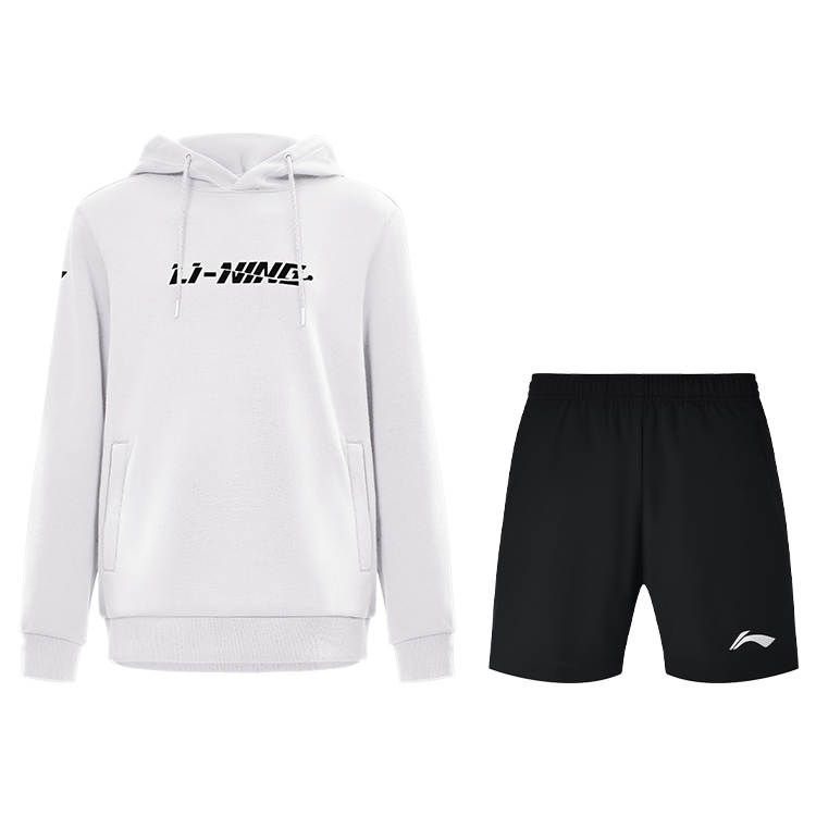 Li-Ning Li Ning Casual Sportswear Unisex White Black