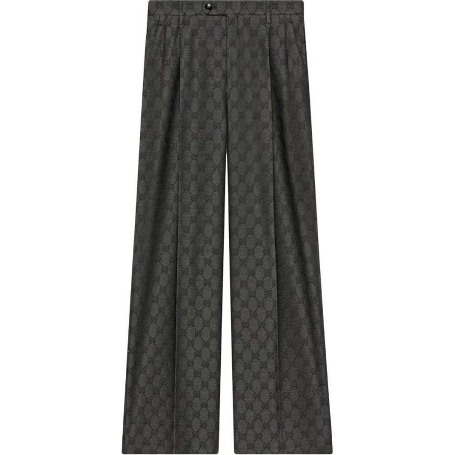 GUCCI Gg logo-print trousers