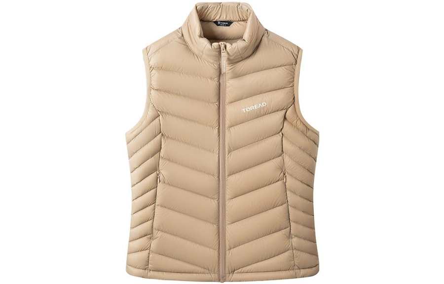 TOREAD Down Vests Women's Stand Collar Moderate Other
