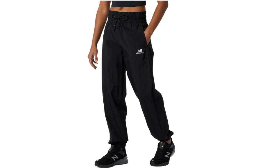 New Balance New Balance Knitted Sweatpants Women's Black Moderate Straight Fit Pants