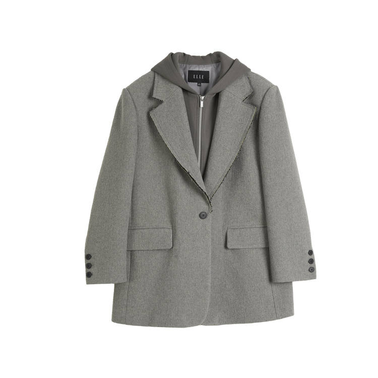 ELLE Business Suit Women's Light Gray