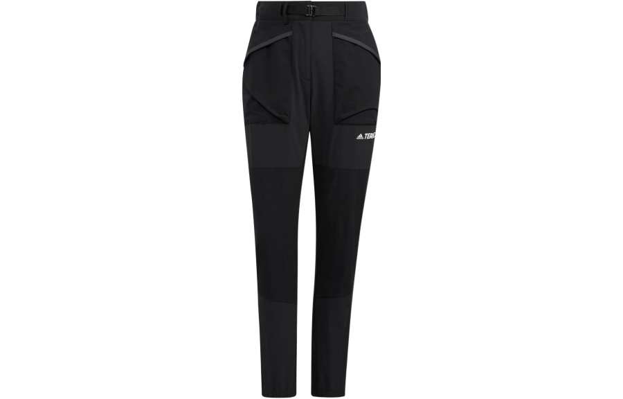 Adidas Adidas Knitted Sweatpants Women's Black Moderate Straight Fit Pants