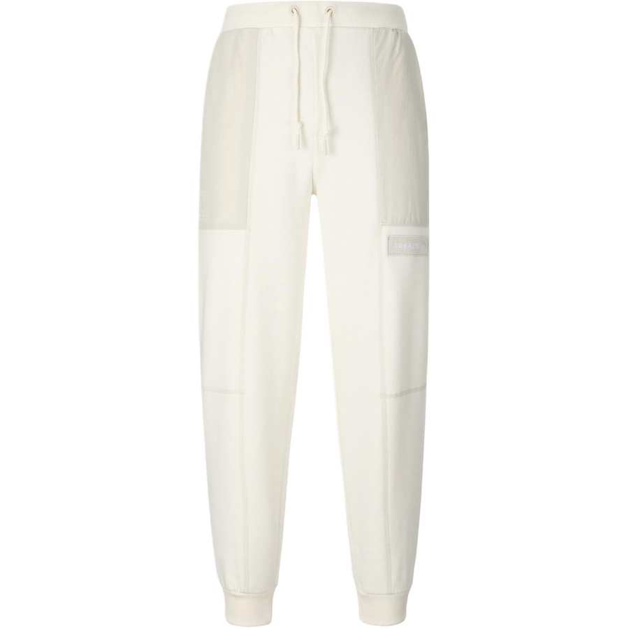 Converse Knitted Sweatpants Women's White Moderate Slim Fit Pants